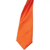 Premier Colours Herren Satin Clip Krawatte (2er Pack) (Terracotta)