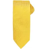 Premier Mens Micro Waffle Formal Work Krawatte (2er-Pack) (Sonnenblume)