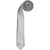 Premier Tie - Schlanke Herren-Retro-Arbeitskrawatte (Silber)