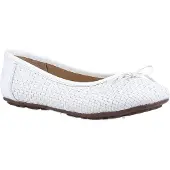 Hush puppies Damen/Damen Ballerina Leder Pumps (Weiß)