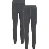 Mountain Warehouse - Thermo-Leggings 2er-Pack für Damen (Holzkohle)