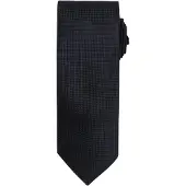 Premier Mens Micro Waffle Formal Work Krawatte (Schwarz)