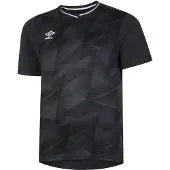 Umbro - "Triassic" Trikot für Herren kurzärmlig (Schwarz/Kohlen-Schwarz)
