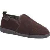 Hush puppies - Herren Hausschuhe "Arnold", Leder FS6648 (47 EU) (Braun)