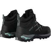 Regatta - Damen Wanderstiefel "Samaris III" RG10015 (40 EU) (Schwarz/Gebleichtes Türkis)