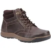Hush puppies Herren Grover Lederstiefel (Braun)