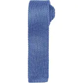 Premier Mens Slim Textured Knit Effect Krawatte (2er-Pack) (Mittelblau)