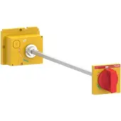 Schneider Electric Drehantrieb mit Türkupplung für ComPacT NSX 100/160/250, Griff rot/gelb, Achsenlänge 185 bis 600 mm, IP55 LV429340T