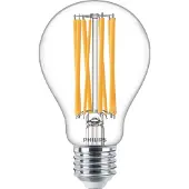 Philips Filament-Lampe, transparent, 150W A67 E27, 17 W, 150 W, E27, 2452 lm, 15000 h, Warmweiß