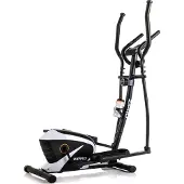 Zipro Crosstrainer Shox RS – Magnetischer Ellipsentrainer für Zuhause – 7kg Schwungmasse, Leise & Kompakt – Pulsmessung, LCD Flaschenhalter Bis 120 kg