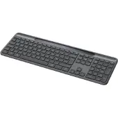Logitech Signature Slim Solar + K980 for Business, Volle Größe (100%), Kabellos, RF Wireless + Bluetooth, Scherenschalter, QWERTY, Graphit