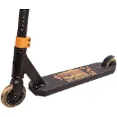 Boarddistribution NKD Stunt-Scooter der nächsten Generation, Schwarz/Gold mit T-Lenker