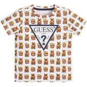 GUESS T-Shirt H1YT00 K6YW1 Weiß Regular Fit 116