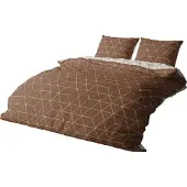 TRAUMSCHLAF Bettwäsche West 240x220 cm + 2x 80x80 cm zimt