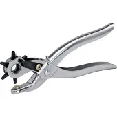 Rapid Revolver-Lochzange RP03 aus Metall silber