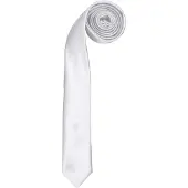 Premier Tie - Schlanke Herren-Retro-Arbeitskrawatte (2er-Pack) (Weiß)