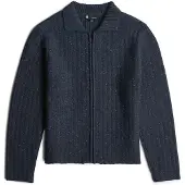G-Star Polo Collar Full Zip Knit - Dunkelblau - Herren - L