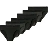 Schiesser Uncover by Herren Rioslip Baumwolle Serie 6-Pack schwarz-sortiert2 - Größe S