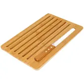 Cheffinger Schneidebrett Brot mit Messer