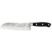 SABATIER Trompette Carbon - Santoku-Messer 18 cm mit Schutz