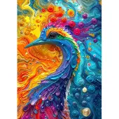 Enjoy Puzzle Puzzle mit 1000 Teilen Enjoy – Marmorierte Federn