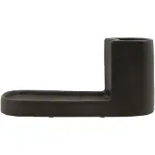 Meraki Datura Brush & Soap Holder Medium - Dark Grey