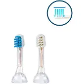 EMMI-DENT Ultrasonic Opzetborstels K4 Kids Metallic 4 St Zahnbürste