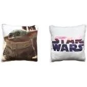 Lyo The Mandalorian Coussin Carre 40cm Baby Yoda Mochi Mochi