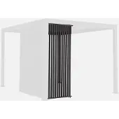 Sweeek - Vertikale Lamellenwand 100cm für Pergola Triomphe - Anthrazit