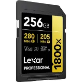 Lexar Professional Gold SD-Karte UHS-II - R280/W205 MB/s - 256GB - V60