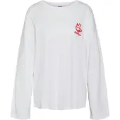 Noisy May Longsleeve "" in Weiß/ Rot - M
