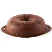 Excelsa Backform Donuts Silikon 28,5x23,5x7,5 cm Braun