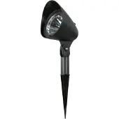 Licht-Erlebnisse LED Gartenstrahler mit Erdspieß 4er Set IP44 Außenleuchte Anthrazit 3000 K schwenkbar Modern Außenleuchte Garten Wegeleuchte