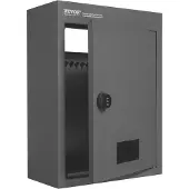 Vevor Mauerdurchwurf Briefkasten Einbaubriefkasten 320x158x430mm dunkelgrau