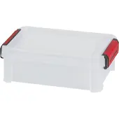 PaperFlow CLIP'N STORE Aufbewahrungsbox 2,5 L, transparent, mit Deckel, BPA-frei, lebensmittelgeeignet