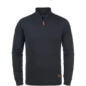 Blend Troyer "Troyer BHRobin", Herren, Gr. XL, blau (navy), Obermaterial: 50% Baumwolle CO. 50% Polyacryl PAN., Pullover Troyer