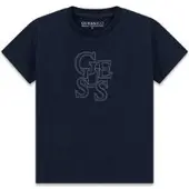GUESS T-Shirt N6RI17 grK8HM4 Dunkelblau Regular Fit