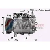 Ava Cooling Kompressor, Klimaanlage MSAK772