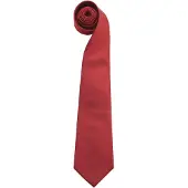 Premier Mens Fashion "Colours" Arbeit Clip auf Krawatte (2er-Pack) (Rot)