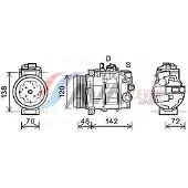 Ava Cooling Kompressor, Klimaanlage PRAK064