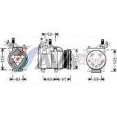 Ava Cooling Kompressor, Klimaanlage HYAK093