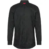 HUGO Hemd Kenno 50500965 Schwarz Slim Fit