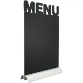 Securit silhouet MENU bordskilt med alufod