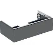 Geberit ONE Waschtischunterschrank, 1 Schublade, 88,8x26,6x47cm, 505.073.00.3, Farbe: lava lackiert matt