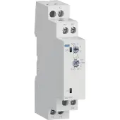 Hager EZF100 Zeitrelais Rückfallverzögert mit Steuerkontakt 24-240V AC/DC, 1 Wechsler
