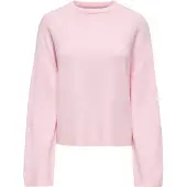 ONLY Rundhalspullover "ONLSIMONI L/S O-NECK PULLOVER KNT NOOS" Materialmix, regular fit