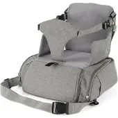 Reer 85041, Sitzerhöhung, Grau, Kunststoff, Polyester, Recyceltes Polyethylenterephthalat (rPET), Einfarbig, Booster-Hochstuhl, 3-Punkt