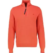 Lerros Sweatshirt "Troyer in Strukturqualität", Herrensweatshirt aus 100% Baumwolle & Troyer-Kragen mit Reißverschluss