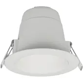 TRIO LED Einbaustrahler, Metall, weiß, CCT, rund, IP44, D 11 cm