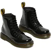 Dr. Martens Kinderstiefel JR BLACK PATENT LAMPER kind